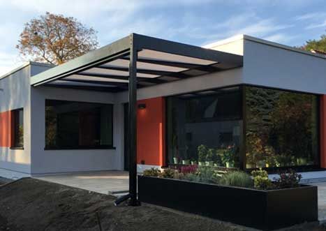 Terrassenkonstruktionen der Original HENKEL Alusysteme ® GmbH aus Rosenthal-Bielatal