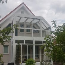 Original HENKEL Alusysteme ® GmbH - Anbaubalkon mit zwei kalten Wintergärten